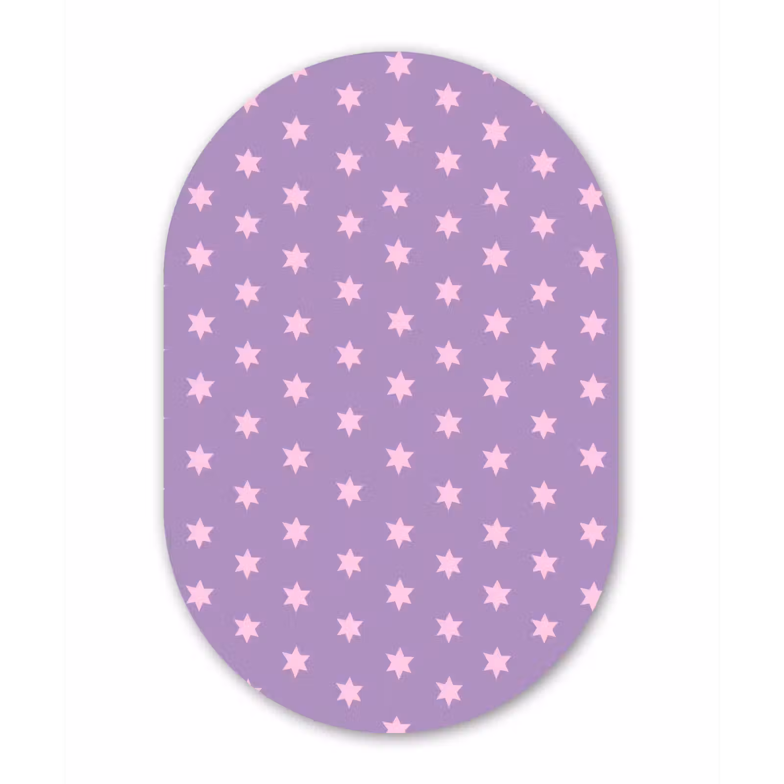 Forexbild Oval - Lila – Rosa – Sterne – Geometrisch – Muster — 1