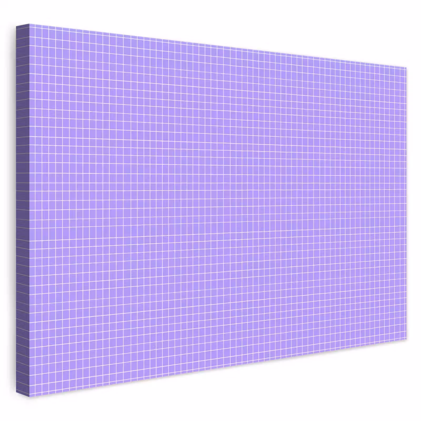 Leinwandbild - Lila – Geometrisch – Raster – Minimalistisch – Muster — 1