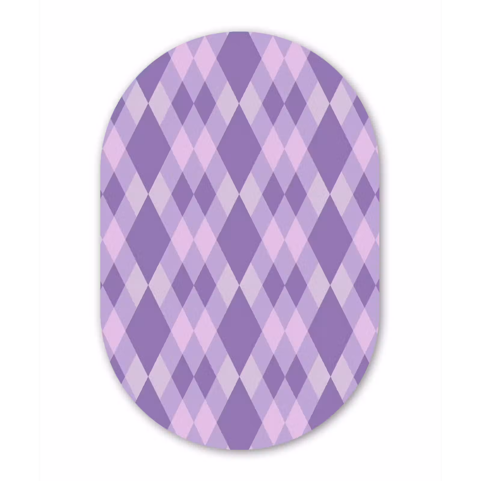 Forexbild Oval - Lila – Geometrisch – Rauten – Argyle – Muster — 1