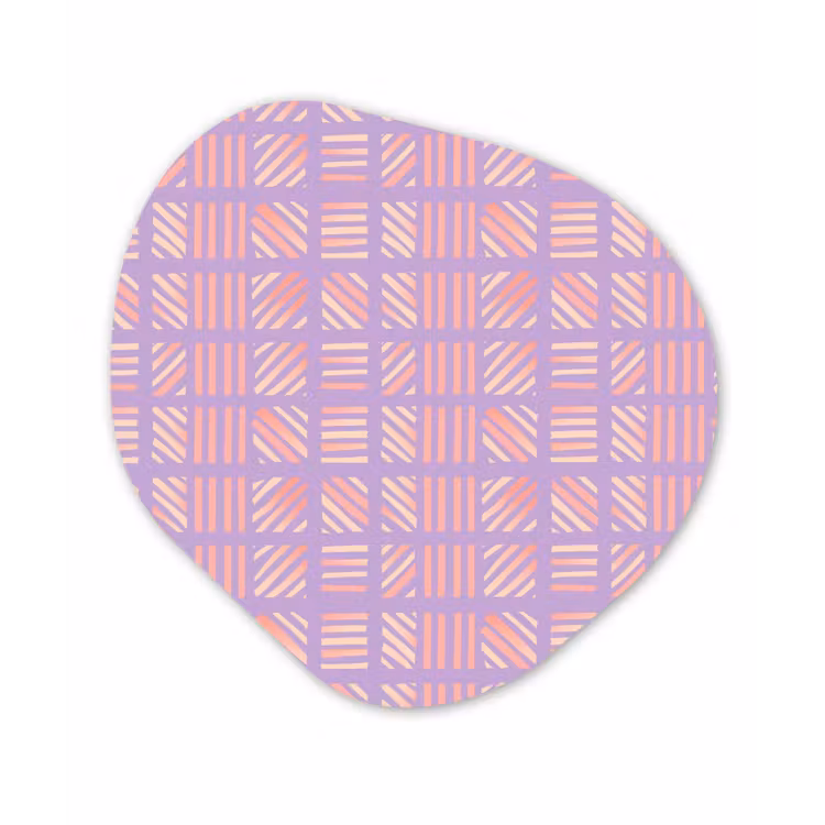 Forexbild Organische Form - Lila – Rosa – Geometrisch – Streifen – Blöcke – Muster — 1