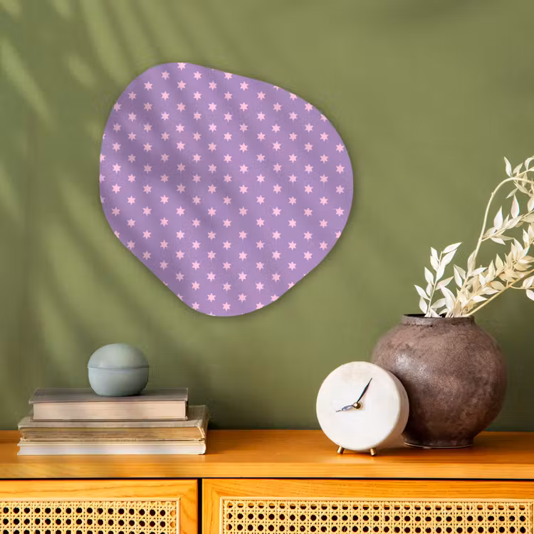 Forexbild Organische Form - Lila – Rosa – Sterne – Geometrisch – Muster — 2