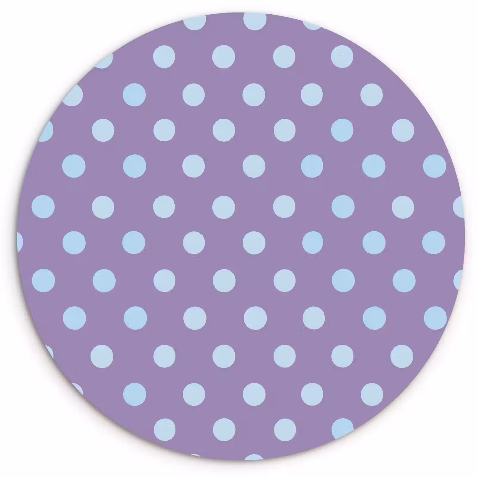 Forexbild Rund - Lila – Blau – Geometrisch – Punkte – Polka Dot – Muster — 1