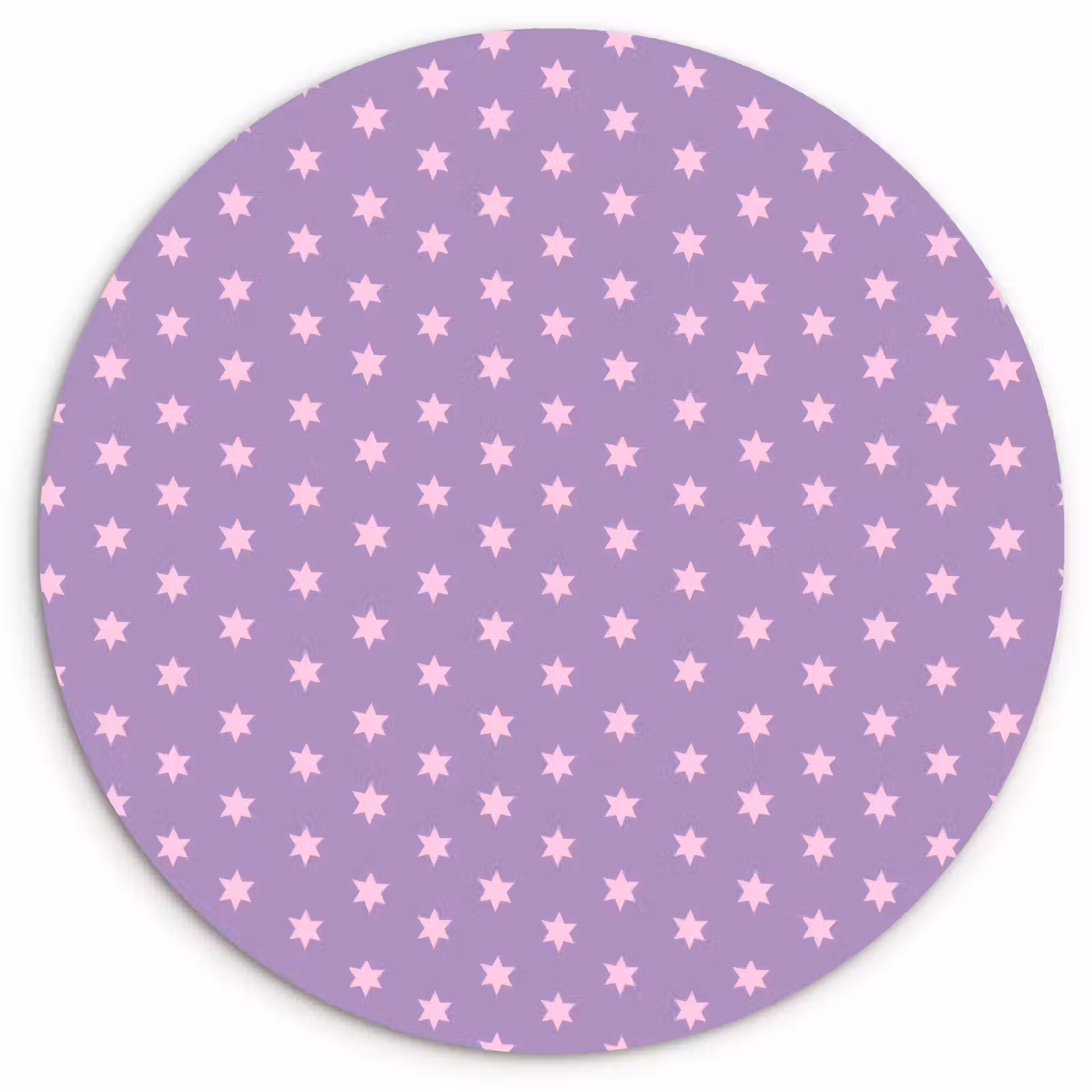 Forexbild Rund - Lila – Rosa – Sterne – Geometrisch – Muster — 1