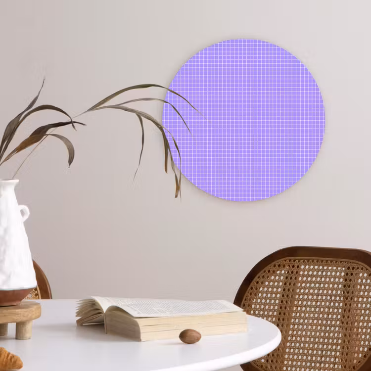 Forexbild Rund - Lila – Geometrisch – Raster – Minimalistisch – Muster — 4