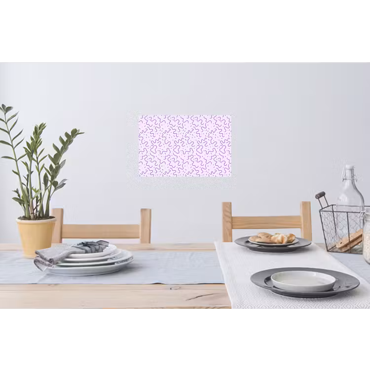 Wandtattoo – Lila – Abstrakt – Memphis – Retro – Sprenkel – Muster — 4