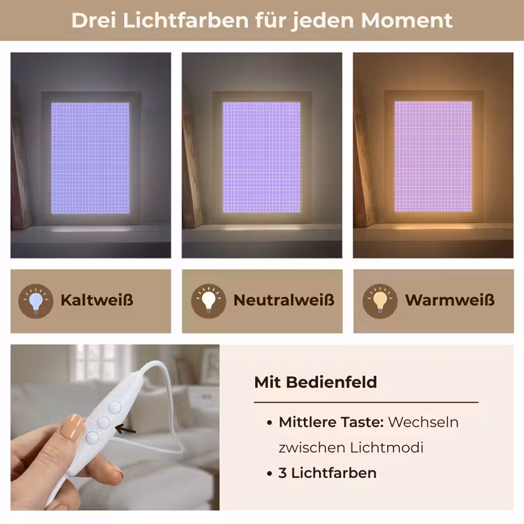 Personalisierte Lightbox - Lila – Geometrisch – Raster – Minimalistisch – Muster — 7