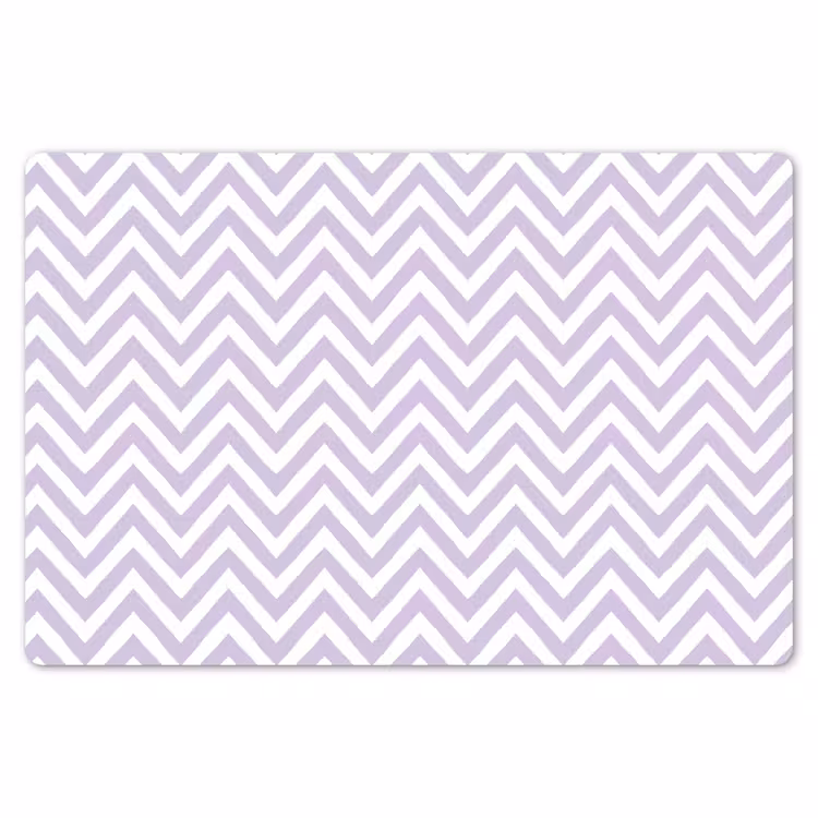 Tischset - 6 Stück - Lila – Geometrisch – Chevron – Zickzack – Muster — 6