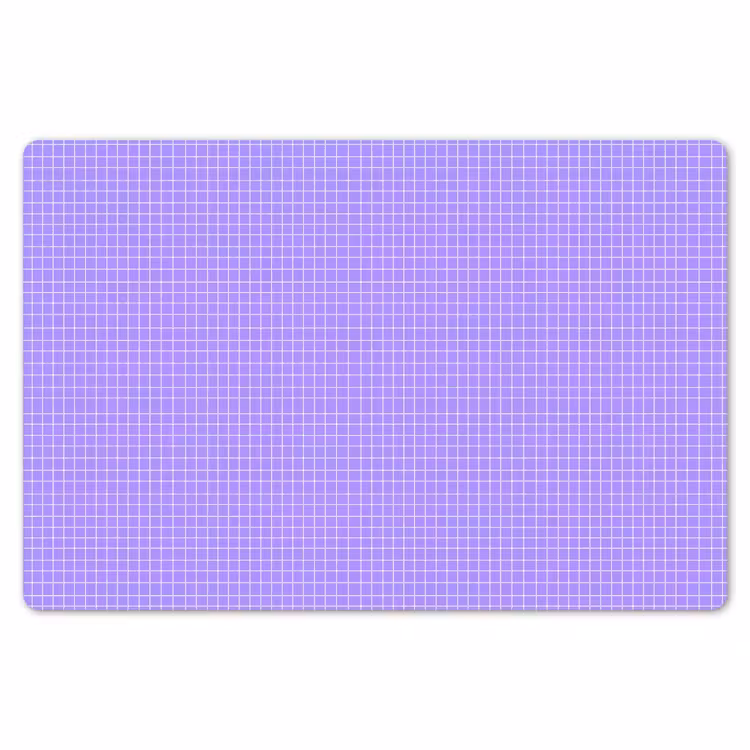 Tischset - 6 Stück - Lila – Geometrisch – Raster – Minimalistisch – Muster — 6