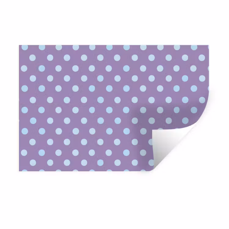 Wandtattoo – Lila – Blau – Geometrisch – Punkte – Polka Dot – Muster — 1