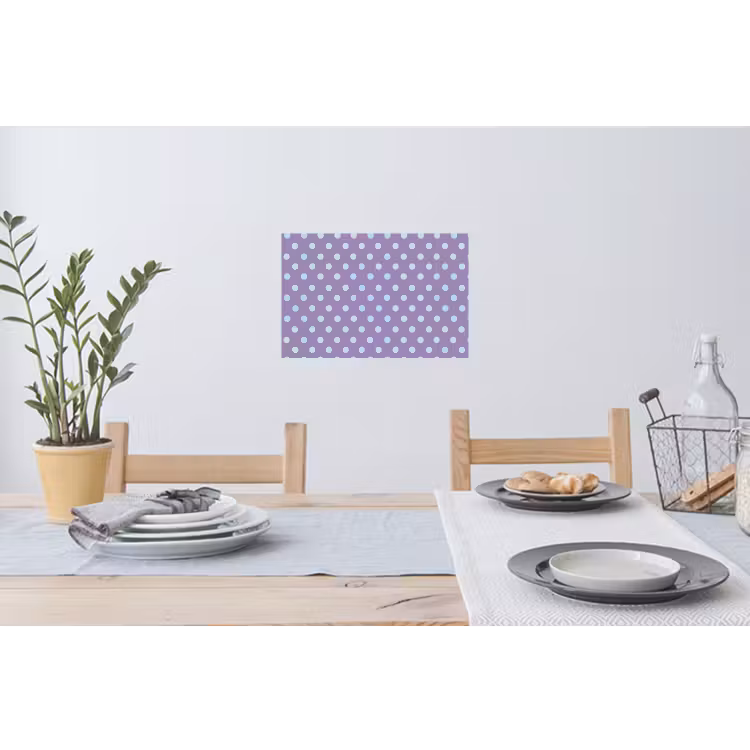 Wandtattoo – Lila – Blau – Geometrisch – Punkte – Polka Dot – Muster — 4