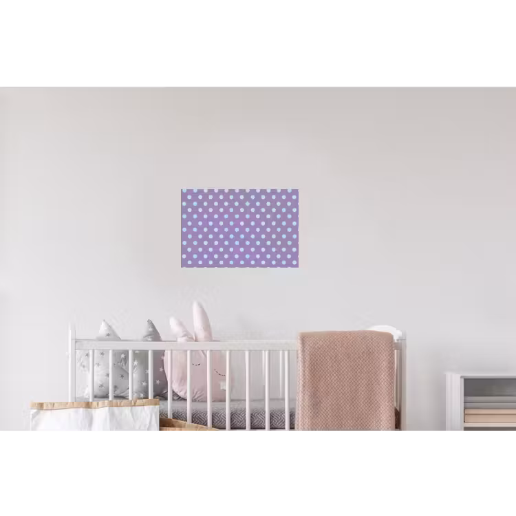 Wandtattoo – Lila – Blau – Geometrisch – Punkte – Polka Dot – Muster — 5