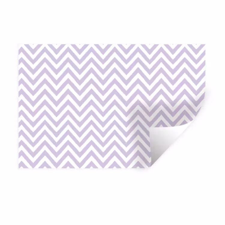 Wandtattoo – Lila – Geometrisch – Chevron – Zickzack – Muster — 1