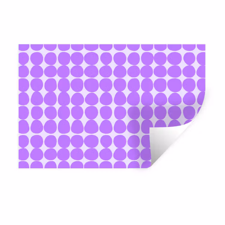 Wandtattoo – Lila – Geometrisch – Punkte – Polka Dot – Muster — 1