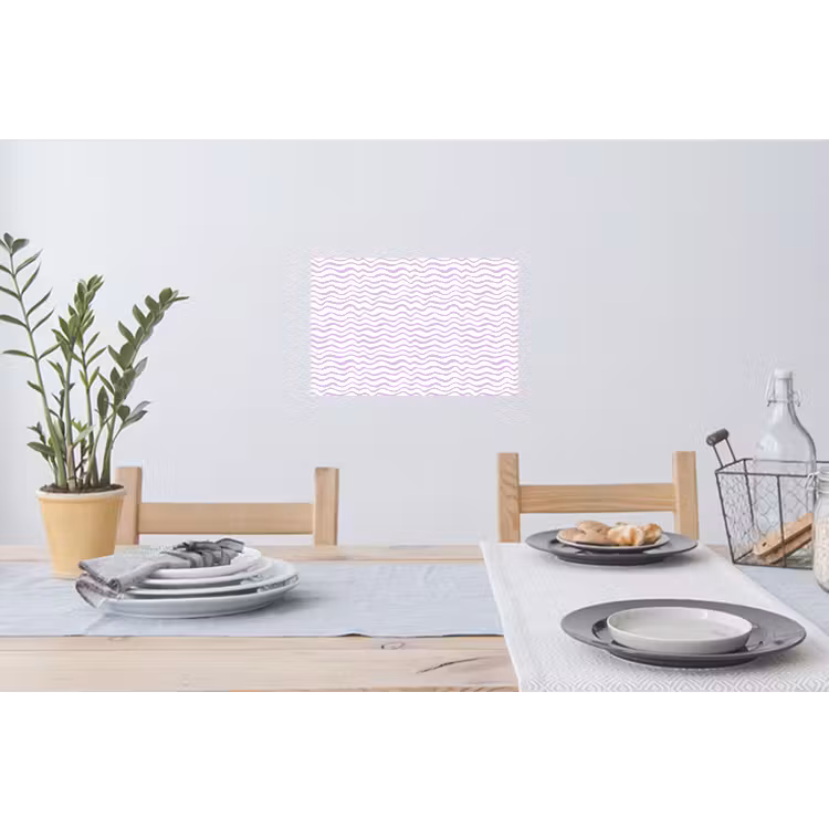 Wandtattoo – Lila – Geometrisch – Wellen – Linien – Muster — 4