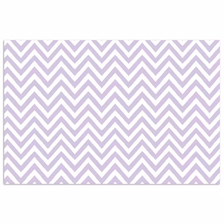 Poster - Lila – Geometrisch – Chevron – Zickzack – Muster — 1