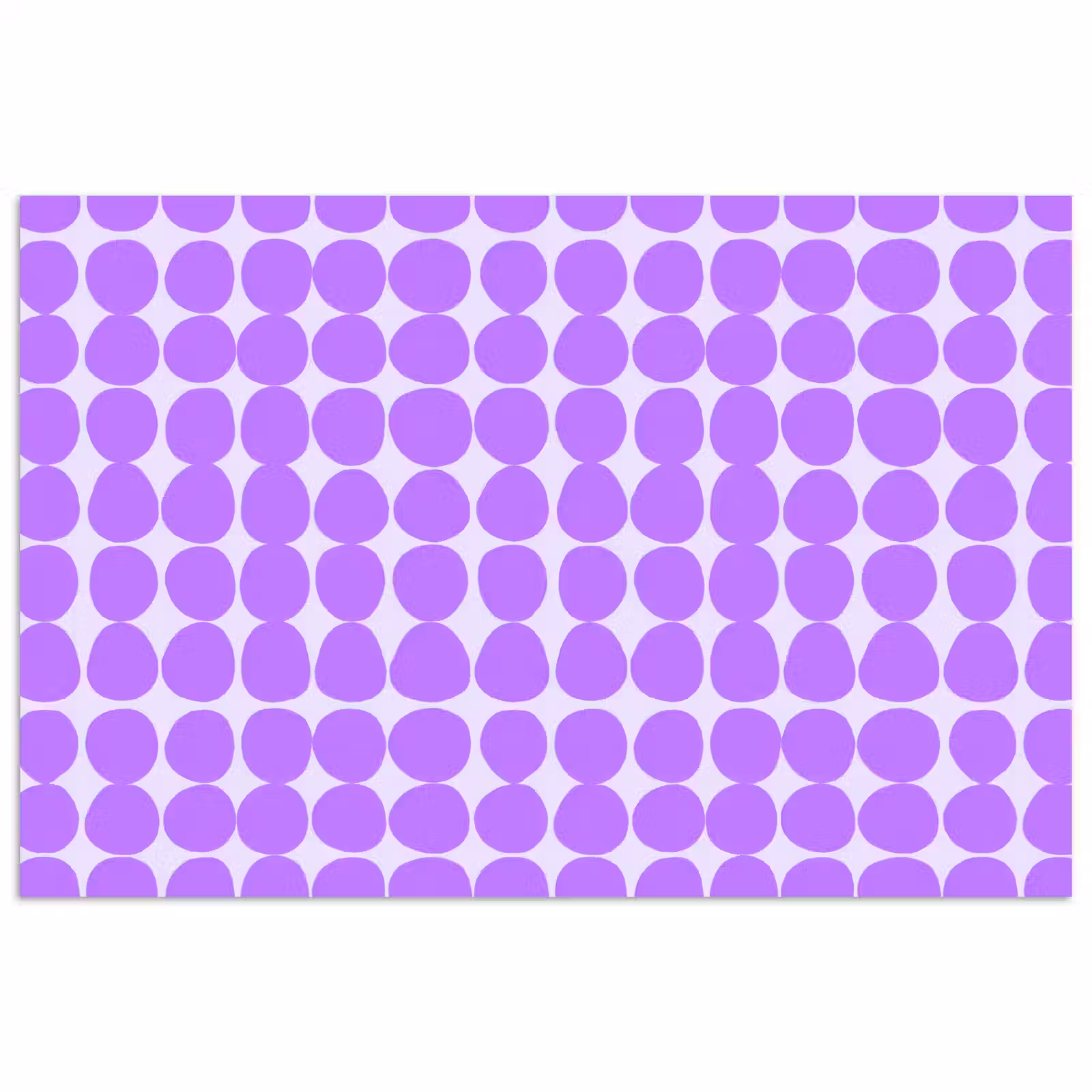 Poster - Lila – Geometrisch – Punkte – Polka Dot – Muster — 1