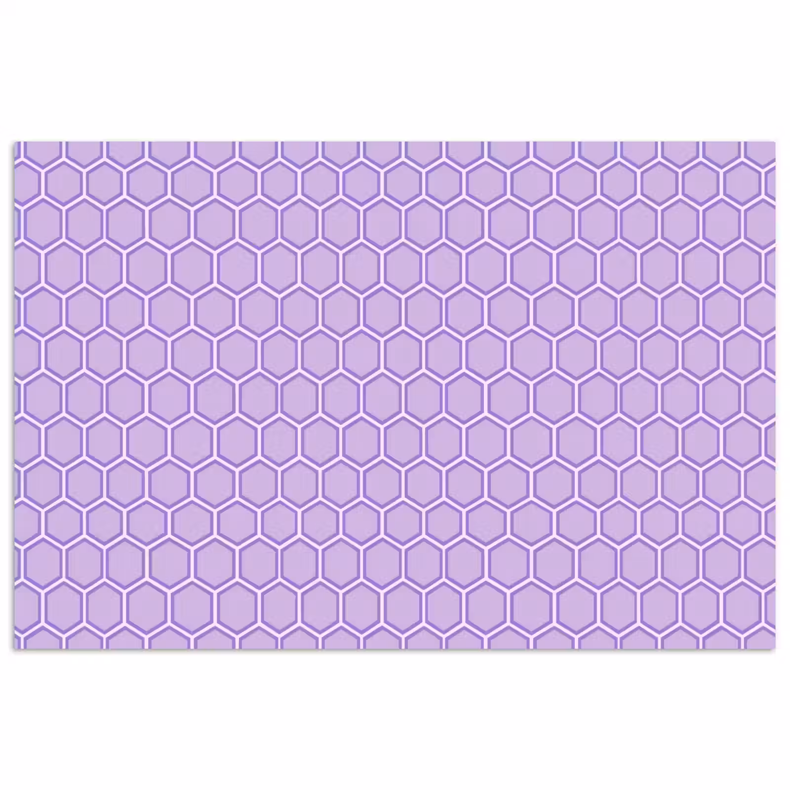 Poster - Lila – Geometrisch – Wabenmuster – Bienenwabe – Muster — 1