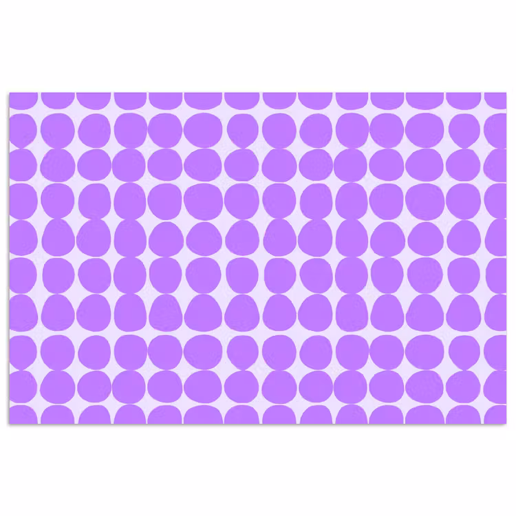 Poster - Lila – Geometrisch – Punkte – Polka Dot – Muster — 1