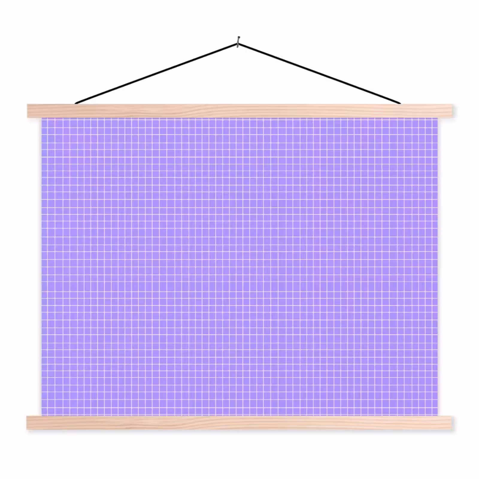 Stoffbild - Lila – Geometrisch – Raster – Minimalistisch – Muster — 1