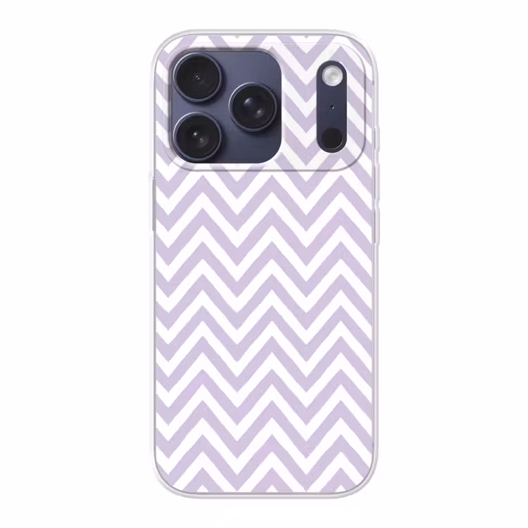 Handyhülle - Lila – Geometrisch – Chevron – Zickzack – Muster — 1