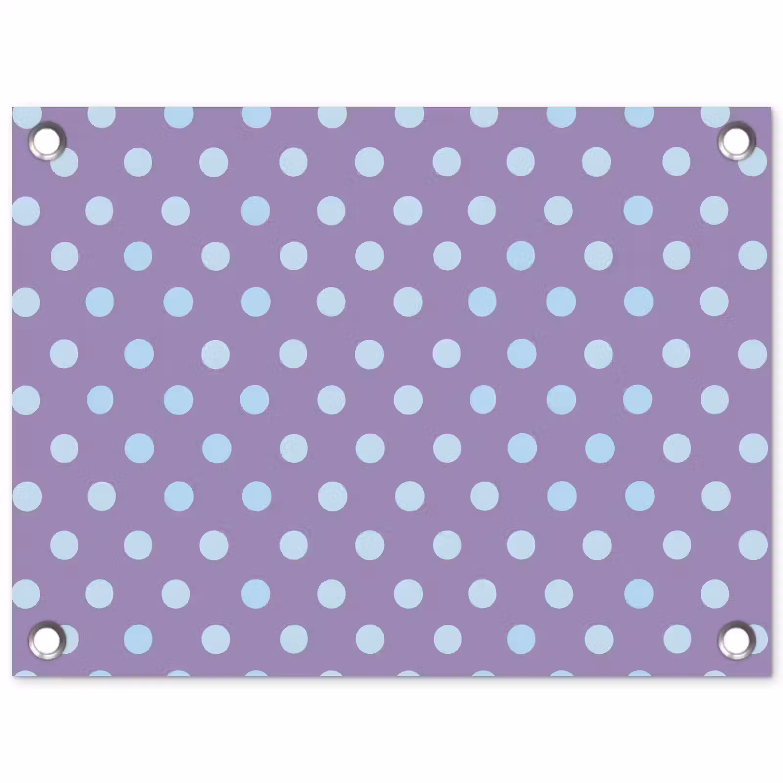 Gartenposter - Lila – Blau – Geometrisch – Punkte – Polka Dot – Muster — 1
