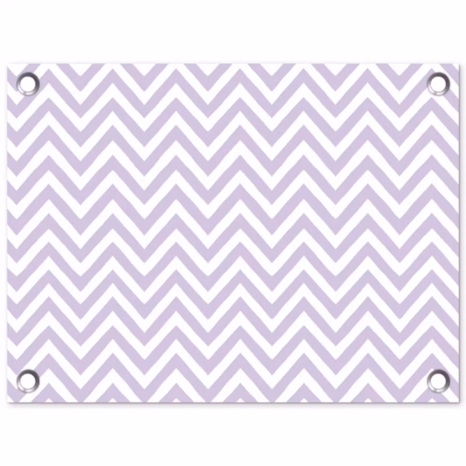 Gartenposter - Lila – Geometrisch – Chevron – Zickzack – Muster — 1