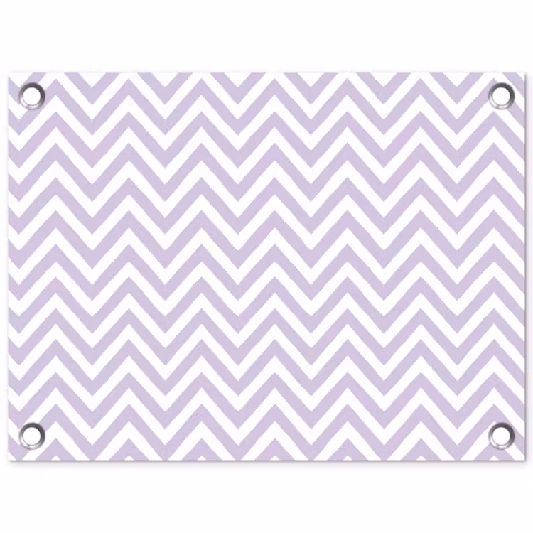 Gartenposter - Lila – Geometrisch – Chevron – Zickzack – Muster — 1