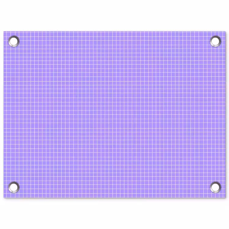 Gartenposter - Lila – Geometrisch – Raster – Minimalistisch – Muster — 1