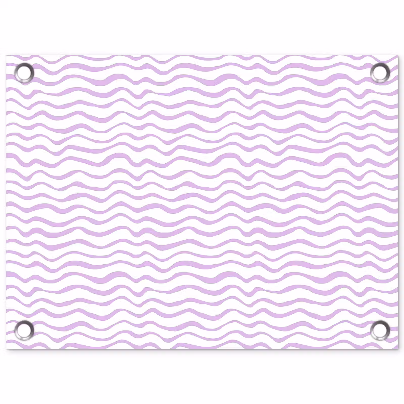 Gartenposter - Lila – Geometrisch – Wellen – Linien – Muster — 1