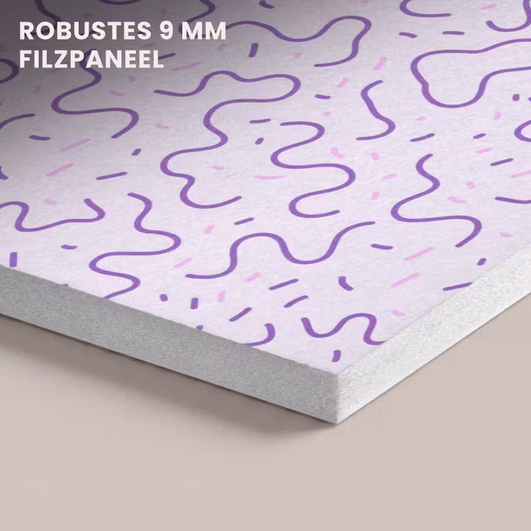 Akustikbild - Lila – Abstrakt – Memphis – Retro – Sprenkel – Muster — 5