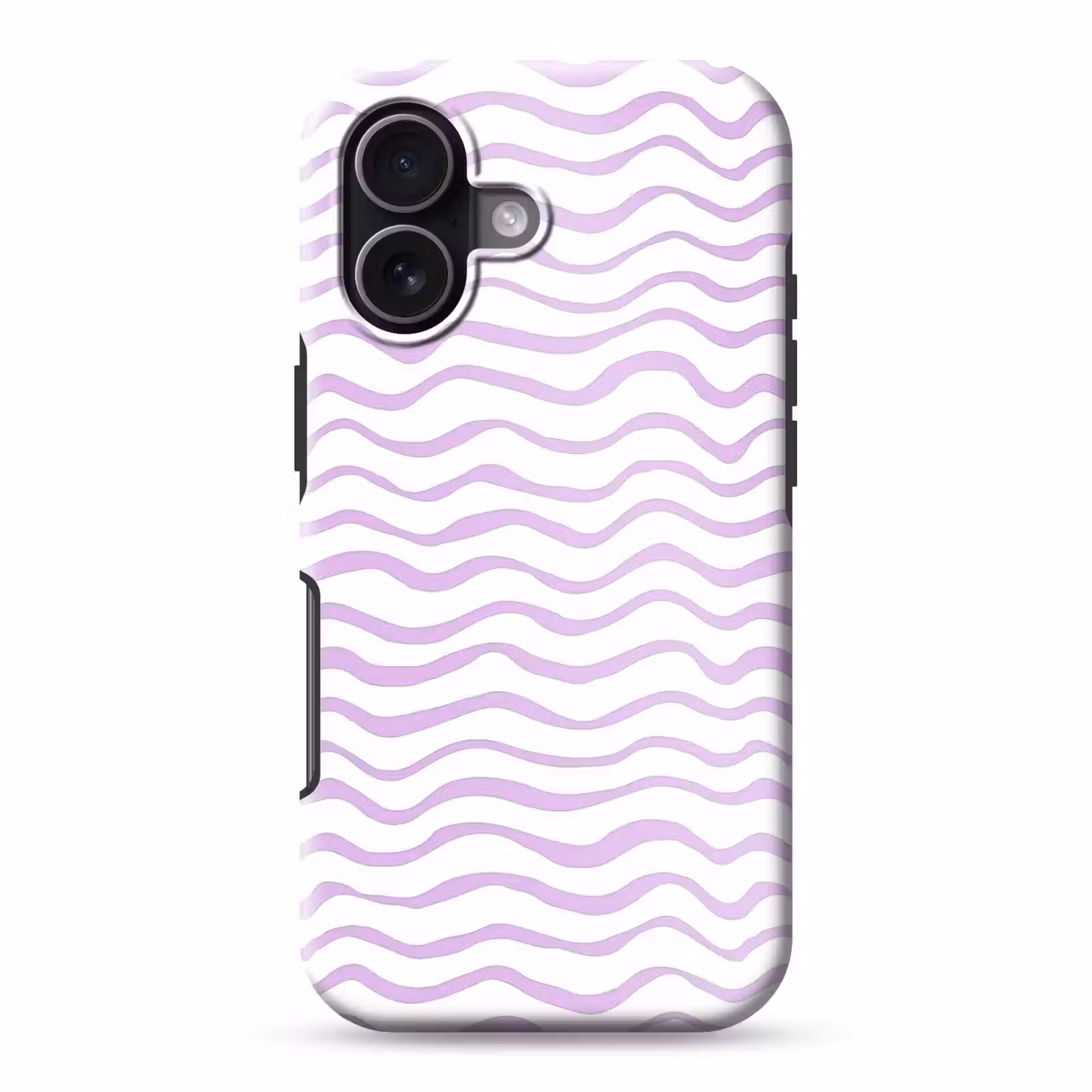 Handyhülle Toughcase - Lila – Geometrisch – Wellen – Linien – Muster — 1