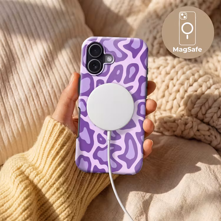 Handyhülle Toughcase - Lila – Abstrakt – Leopard – Flecken – Groovy – Muster — 8