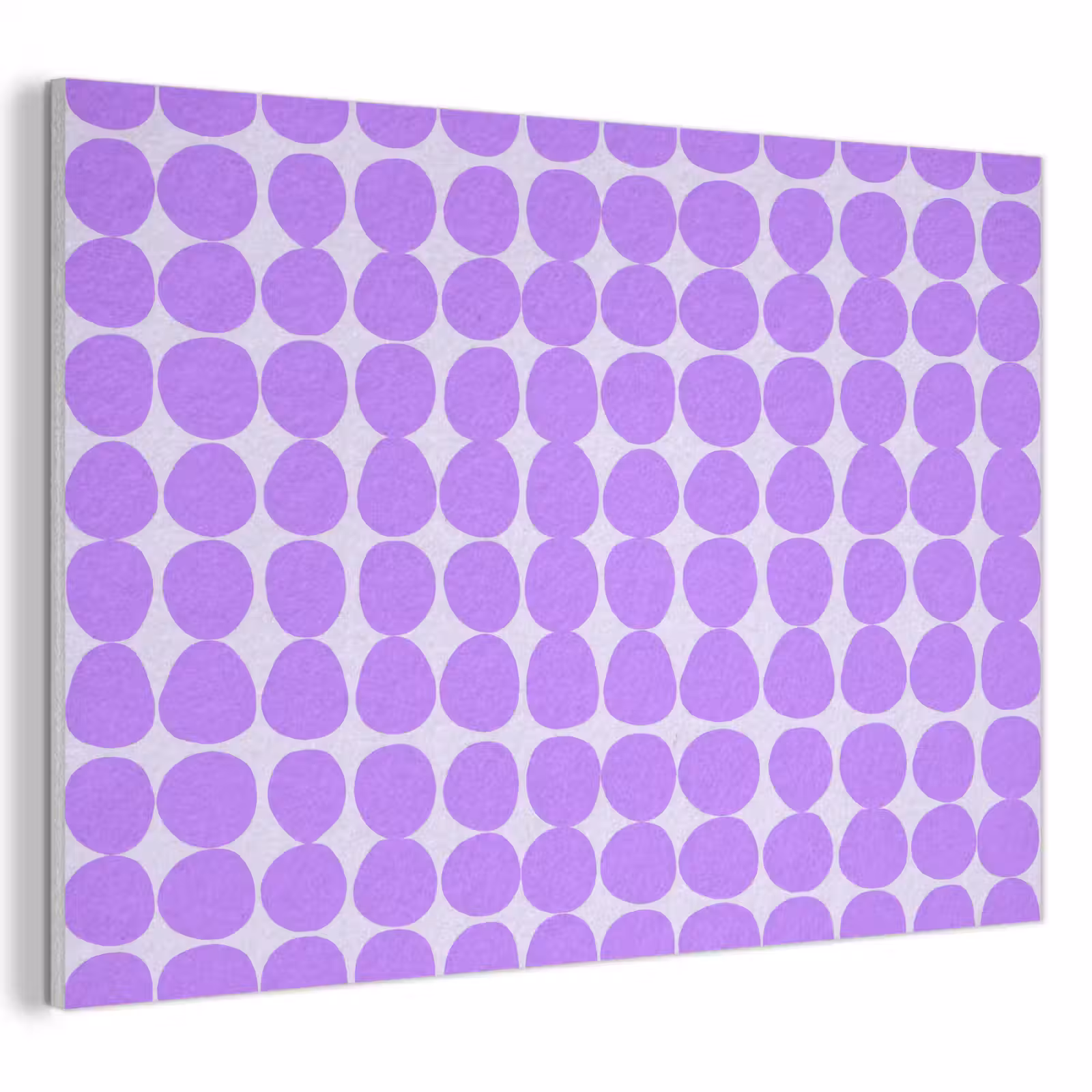 Akustikbild - Lila – Geometrisch – Punkte – Polka Dot – Muster — 1