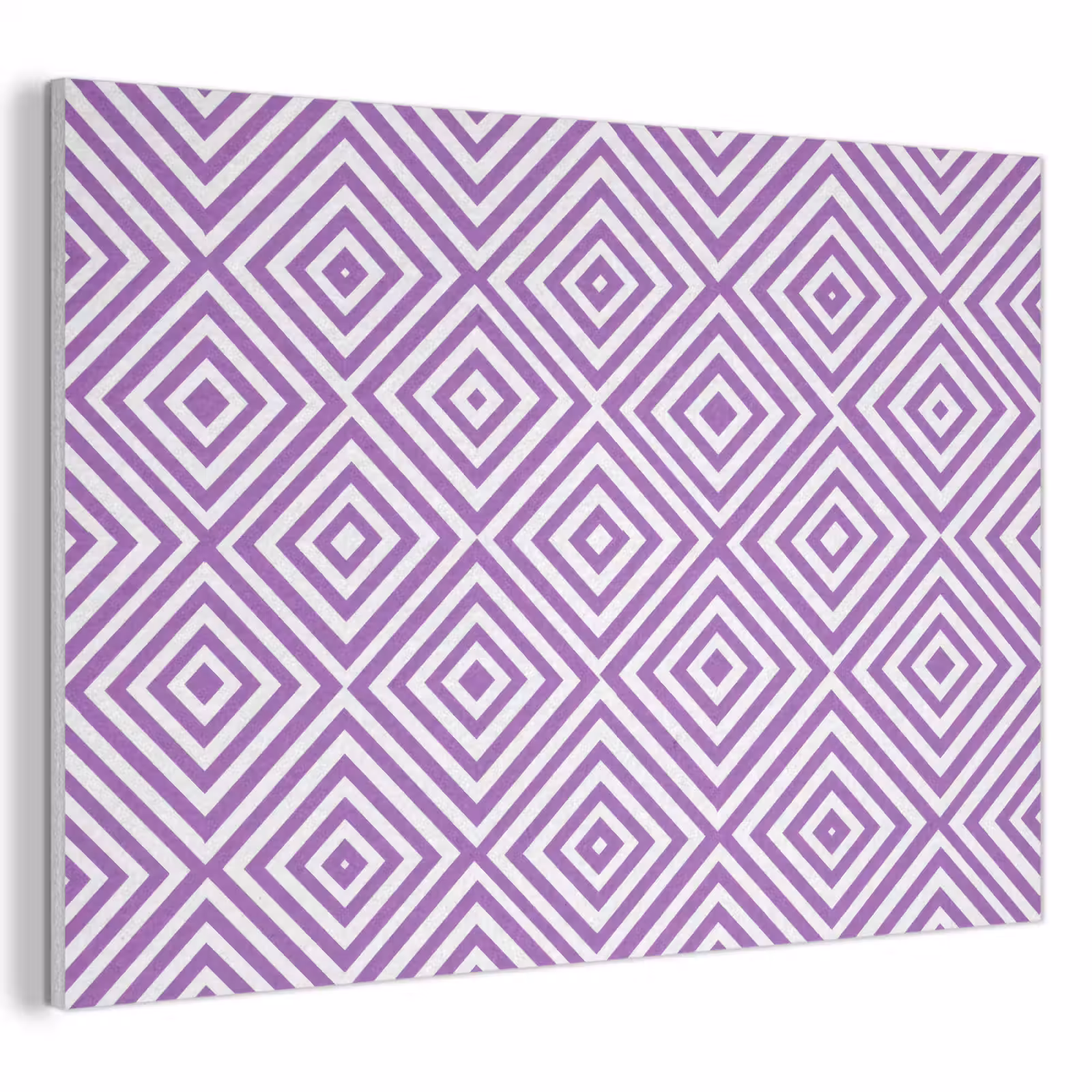Akustikbild - Lila – Geometrisch – Rauten – Konzentrisch – Muster — 1