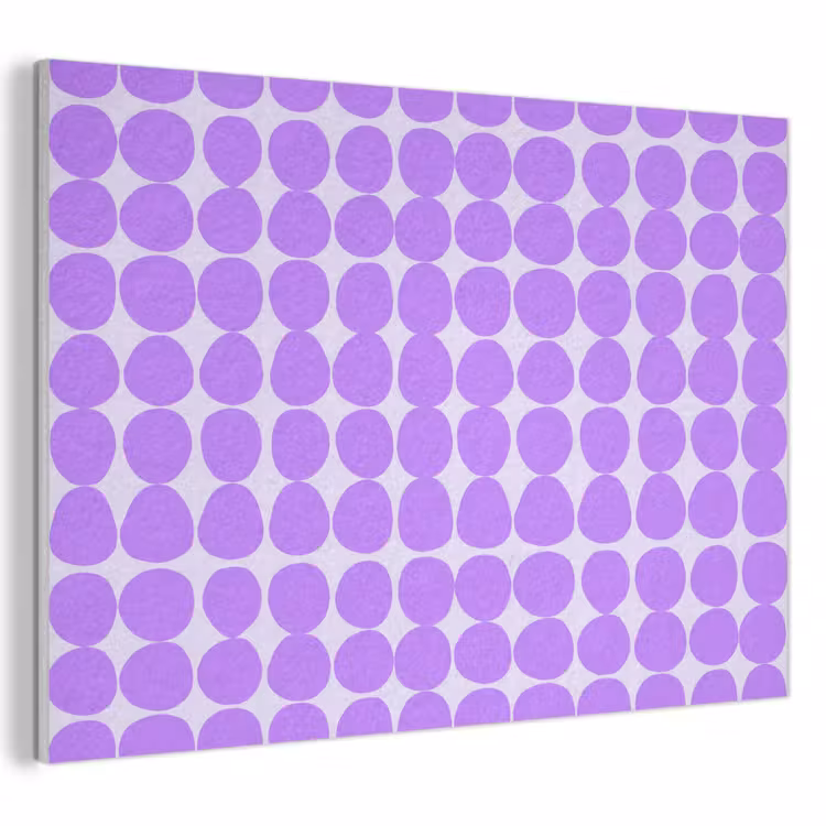Akustikbild - Lila – Geometrisch – Punkte – Polka Dot – Muster — 1