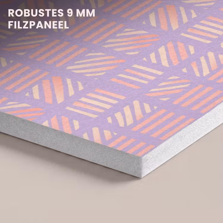 Akustikbild - Lila – Rosa – Geometrisch – Streifen – Blöcke – Muster — 5