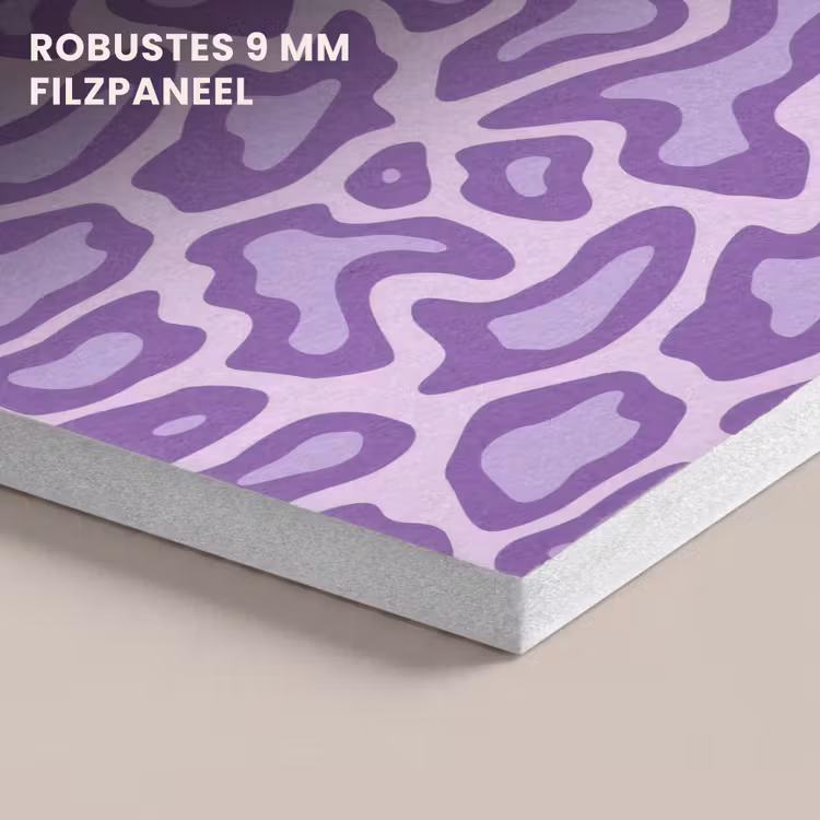 Akustikbild - Lila – Abstrakt – Leopard – Flecken – Groovy – Muster — 5