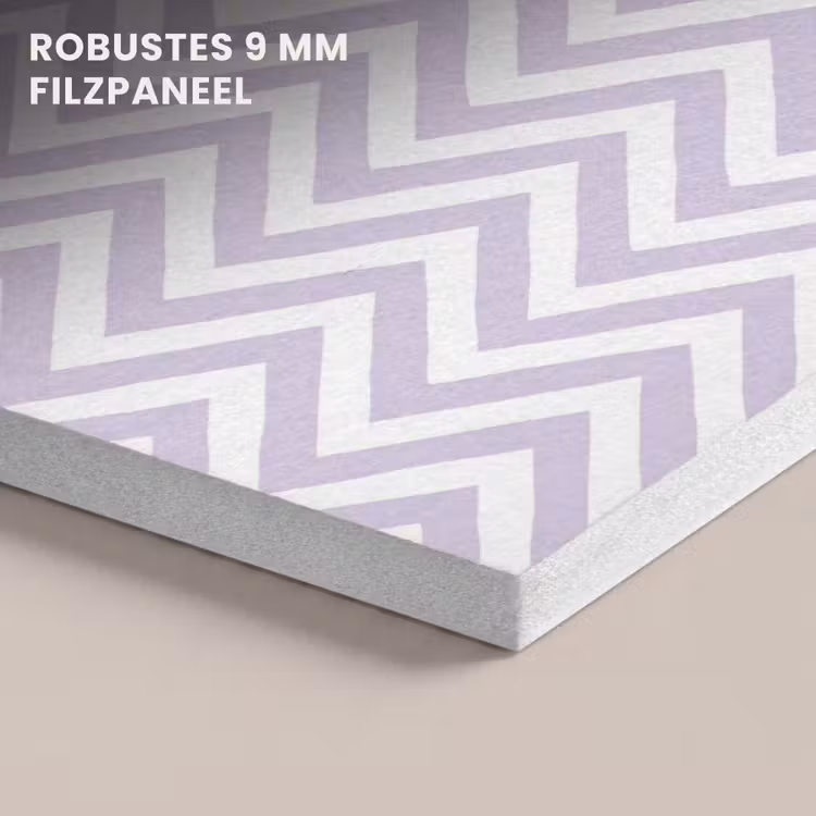 Akustikbild - Lila – Geometrisch – Chevron – Zickzack – Muster — 5