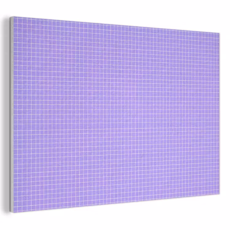 Akustikbild - Lila – Geometrisch – Raster – Minimalistisch – Muster — 1