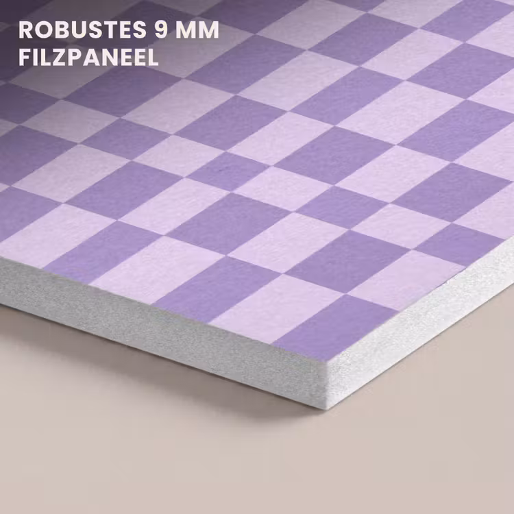 Akustikbild - Lila – Geometrisch – Schachbrettmuster – Blöcke – Muster — 5