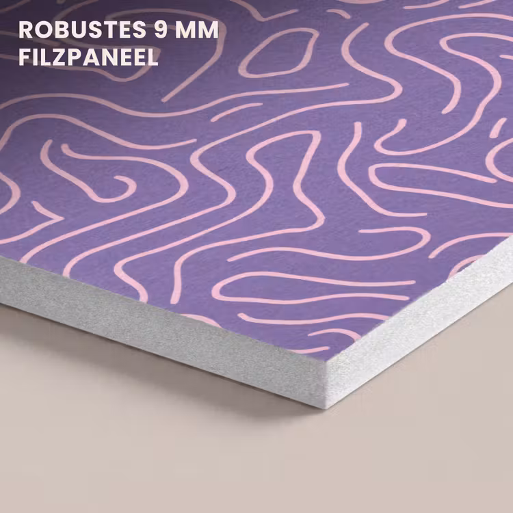 Akustikbild - Lila – Rosa – Abstrakt – Linien – Labyrinth – Muster — 5