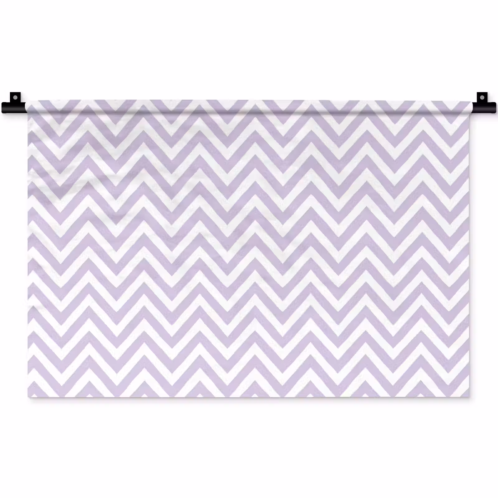 Wandteppich - Lila – Geometrisch – Chevron – Zickzack – Muster — 1