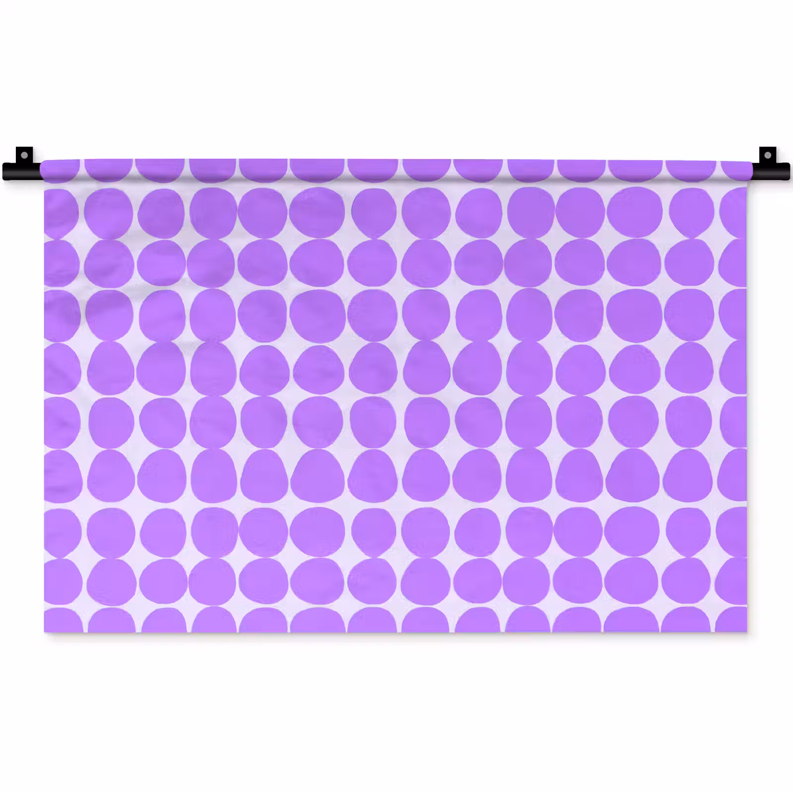 Wandteppich - Lila – Geometrisch – Punkte – Polka Dot – Muster — 1