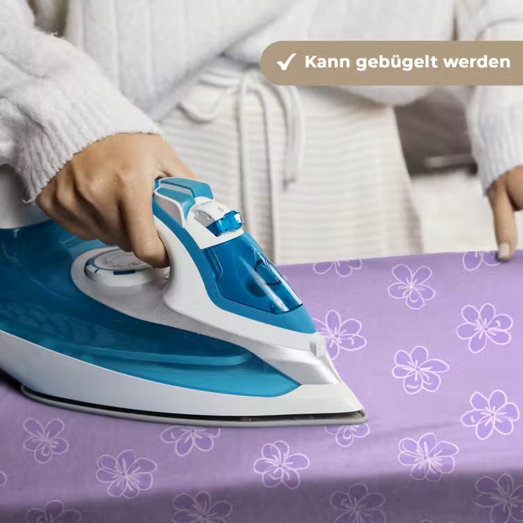 Wandteppich - Lila – Botanisch – Blumen – Handgezeichnet – Muster — 10