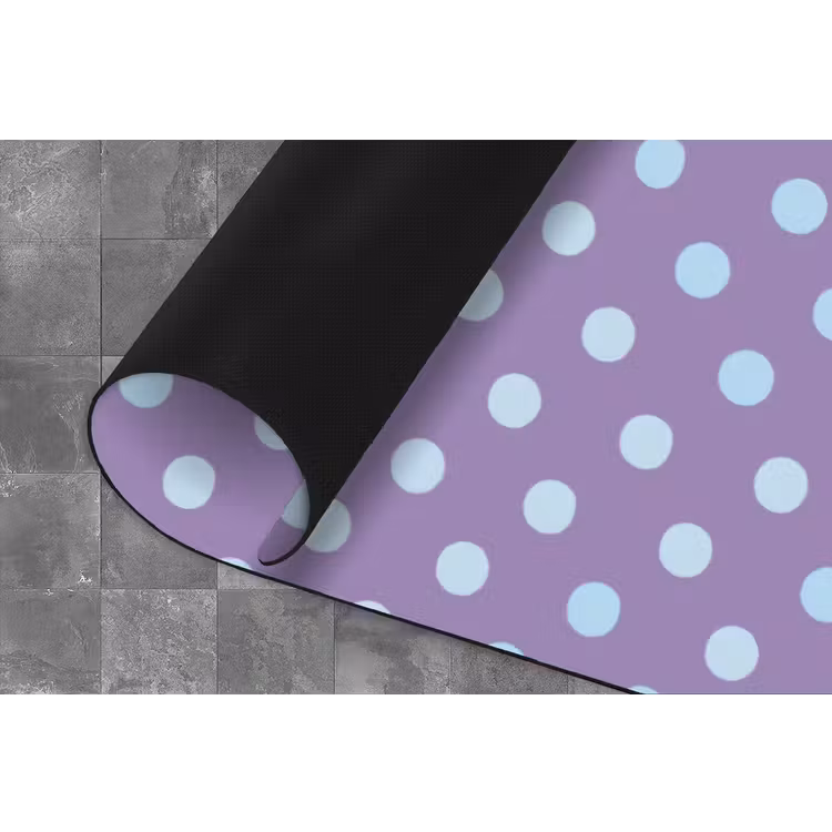 Küchenläufer - Lila – Blau – Geometrisch – Punkte – Polka Dot – Muster — 4