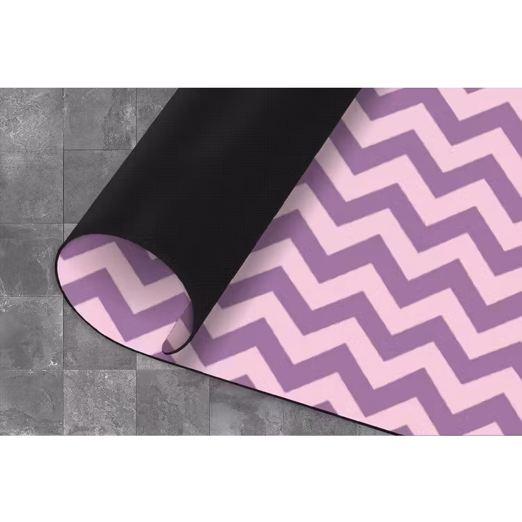 Küchenläufer - Lila – Rosa – Geometrisch – Chevron – Zickzack – Muster — 4