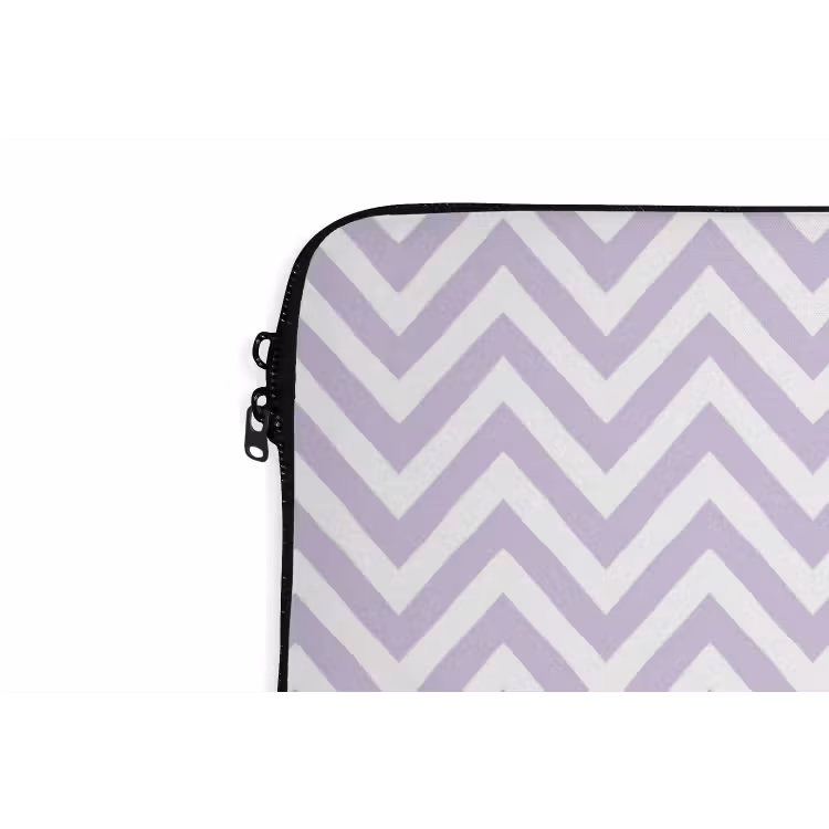 Laptop hülle - Lila – Geometrisch – Chevron – Zickzack – Muster — 5
