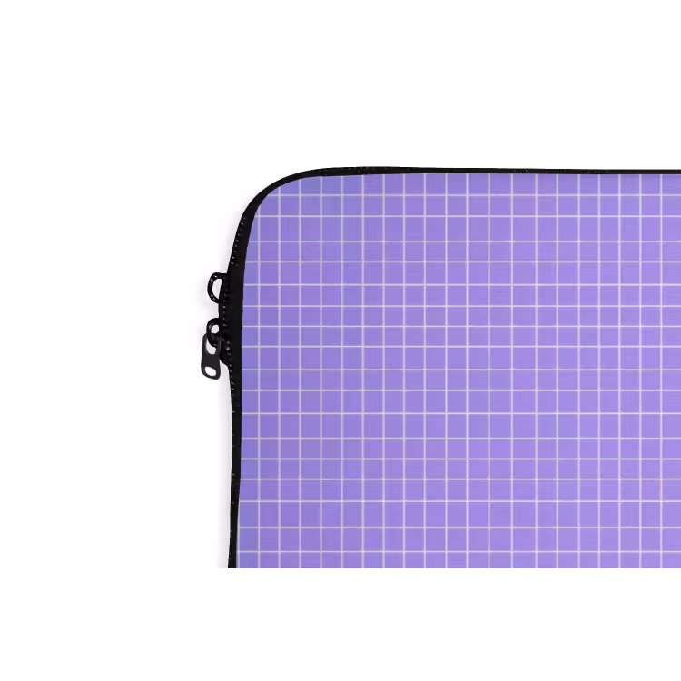 Laptop hülle - Lila – Geometrisch – Raster – Minimalistisch – Muster — 5