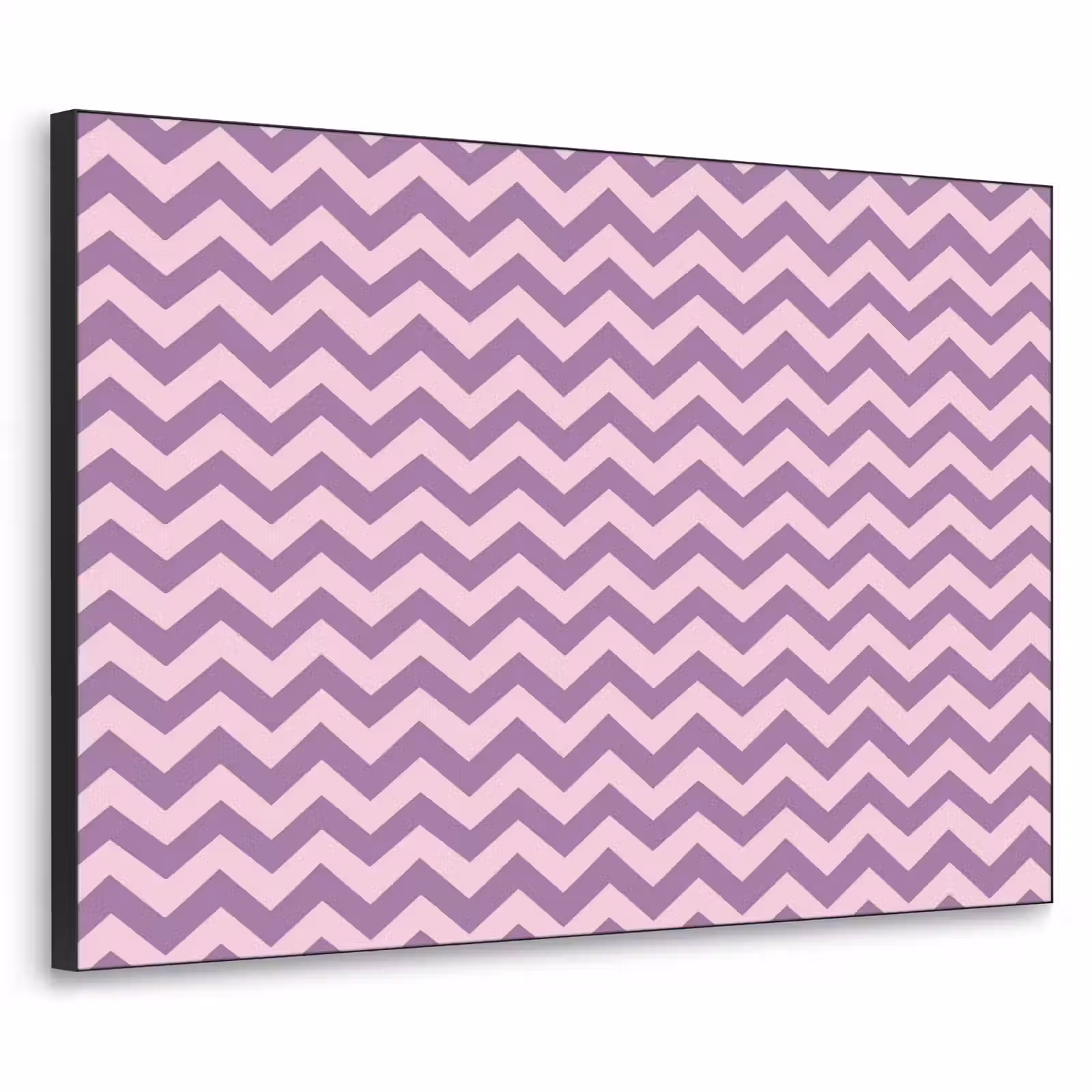 Art Frame - Lila – Rosa – Geometrisch – Chevron – Zickzack – Muster — 1