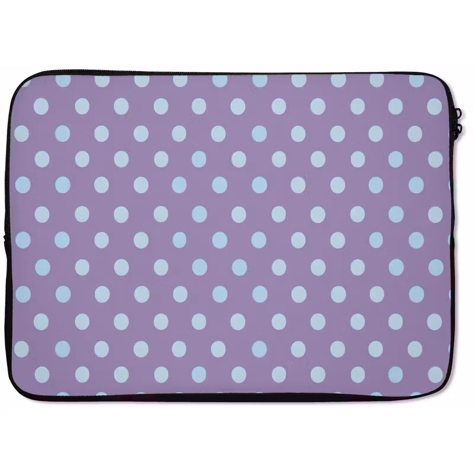 Laptop hülle - Lila – Blau – Geometrisch – Punkte – Polka Dot – Muster — 1
